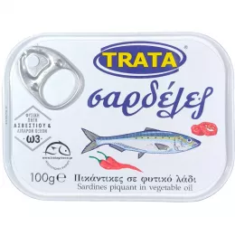 Sardines in vegetable oil 100 g