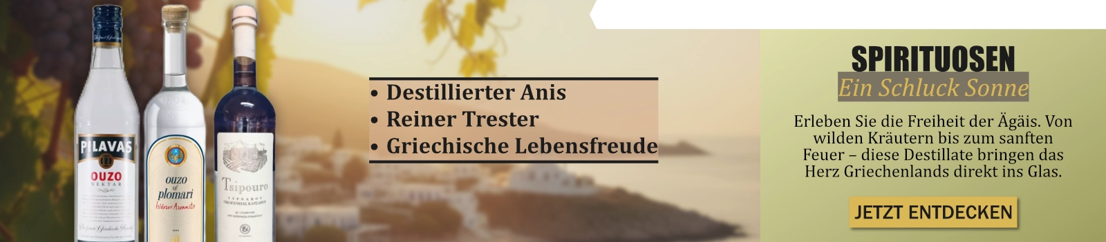 Griechische Spirituosen Griechische Spirituosen